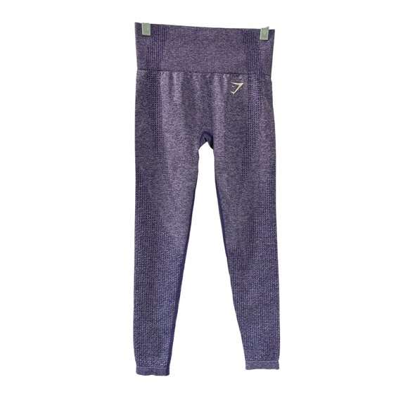 Gymshark Womens Purple High Waisted Seamless Leggings Size S - Picture 1 of 3